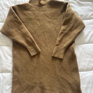 Babaton Tan Cowl Neck Sweater